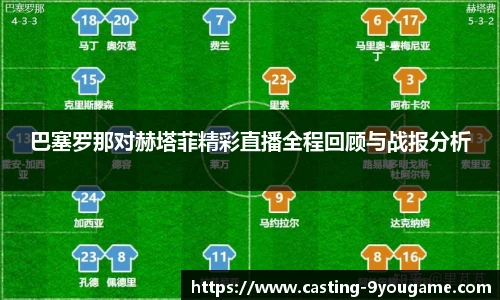 巴塞罗那对赫塔菲精彩直播全程回顾与战报分析